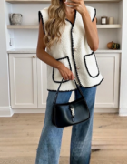 Gilet sans manches avec poches