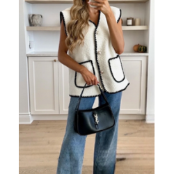 Gilet sans manches avec poches