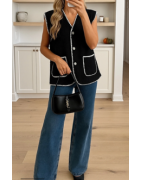 Gilet sans manches avec poches