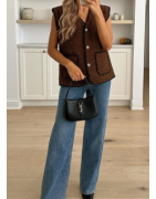 Gilet sans manches avec poches