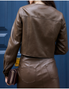 Veste en simili cuir