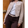 Veste en simili cuir