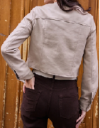 Veste en simili cuir
