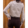 Veste en simili cuir