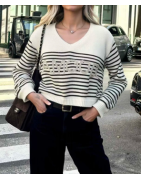 Pull en maille femme
