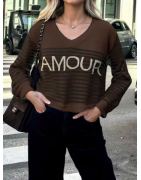 Pull en maille femme