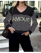Pull en maille femme