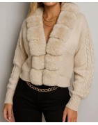 Gilet femme en maille