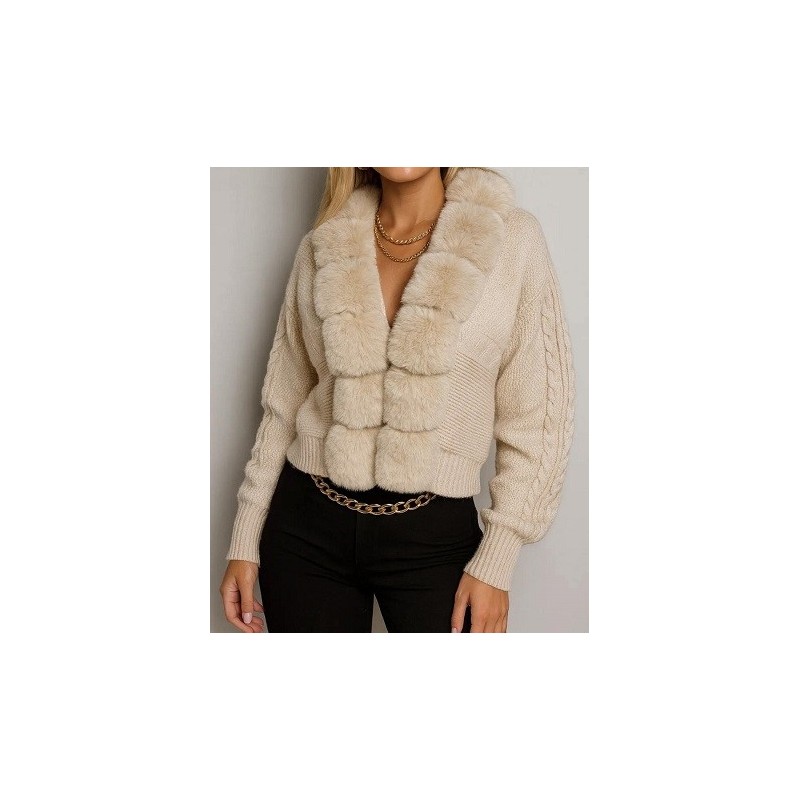 Gilet femme en maille