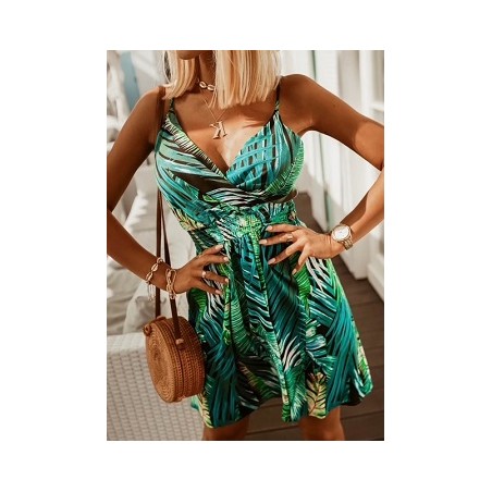 Robe courte imprimée