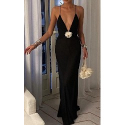 Robe longue moulante