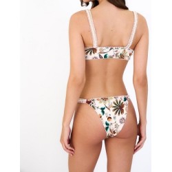 Bikini deux pièces réversible  imprimé