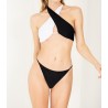 Maillot de bain deux pièces bicolore