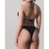 Maillot de bain deux pièces couleur unie