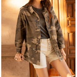 Blouson militaire féminin