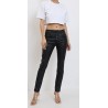 Pantalon Boyfriend simili cuir
