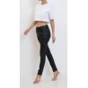 Pantalon Boyfriend simili cuir