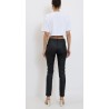 Pantalon Boyfriend simili cuir