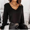 Top blouse manche longue