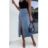 Jupe longue en jean