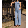 Combinaison femme  stretch en jean