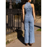 Combinaison femme  stretch en jean
