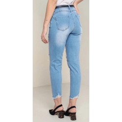 Jean femme stretch déchiré
