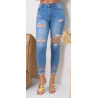 Jean skinny stretch déchiré