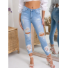 Jean skinny stretch déchiré