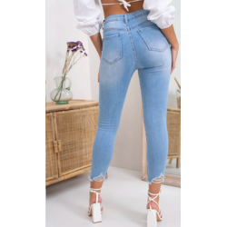 Jean skinny stretch déchiré