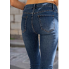Jean skinny stretch avec cœurs