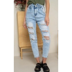 Jean bag gy stretch déchiré