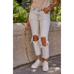 Jeans Boy-friend Déchiré
