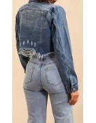 Vestes jean femme