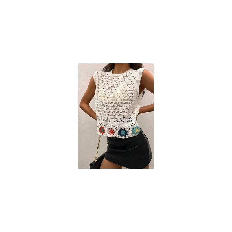 Top tricot beige