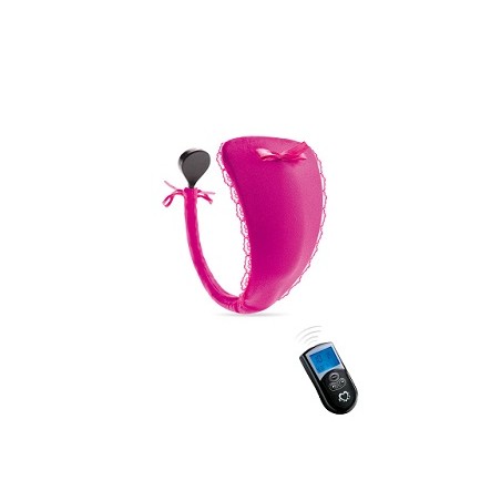 Vibrastring rose, culotte vibrante avec télécommande