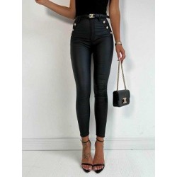 Pantalon en similicuir