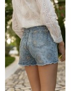 Short jean  Broderies
