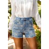 Short jean Brodé  Dentelle