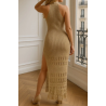 Robe longue lurex
