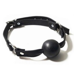 Bâillon à balle avec grande balle en silicone
