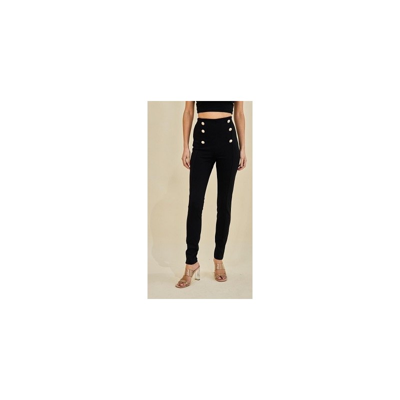 Leggings long orné de boutons Leggings long orné de boutons