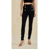 Leggings long orné de boutons