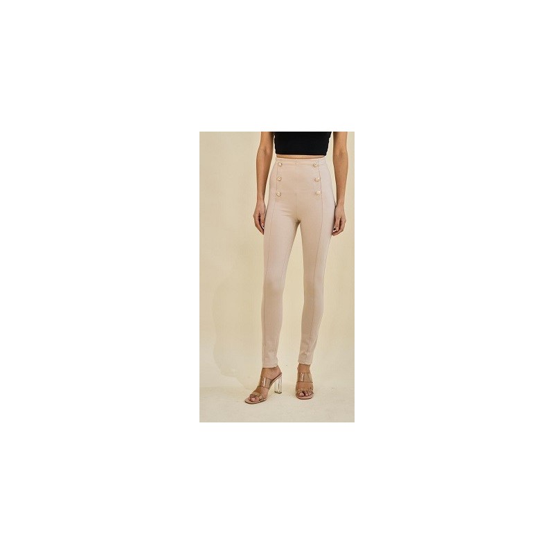 Leggings long orné de boutons Leggings long orné de boutons