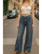 Jean femme large