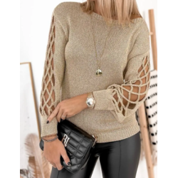 Pull femme maille en lurex