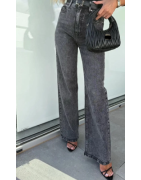 Jean wide leg stretch