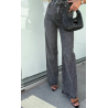 Jean wide leg stretch